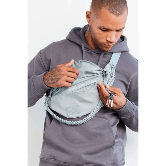 NWT Beis Sport Pack Crossbody Bag in Blue Gray Slate - Picture 2 of 8